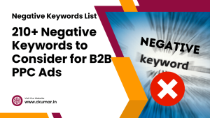 210+ Negative Keywords to Consider for B2B PPC Ads